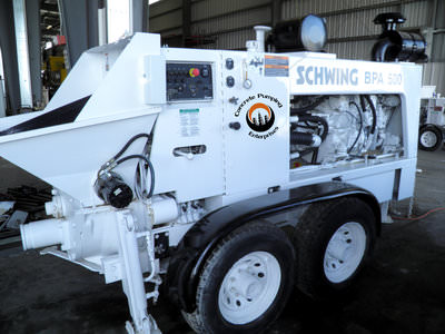 schwing bpa 500 concrete pump