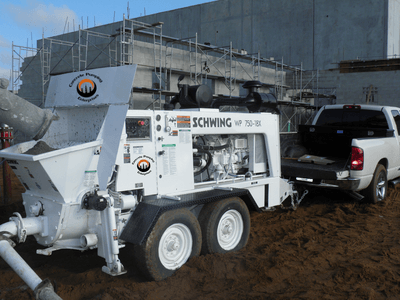 schwing wp750 concrete pump for hire